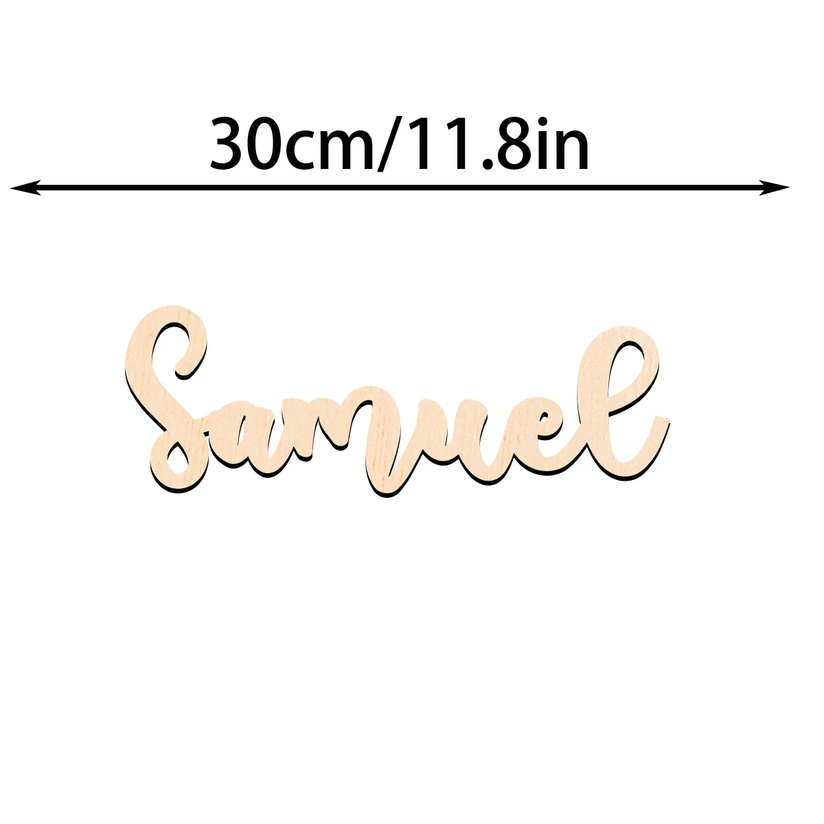 1 pc thanos example Customized Text Wood Material Rustic Hanging Welcome Decor for Home & Holiday Celebrations