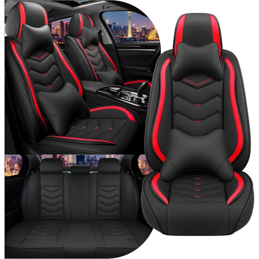 

Car Seat Covers for Honda Civic 2000-2026 Stylish Sport Seat Cover Premium Nappa Leather Car Seat Cover. Automobile Seat Covers