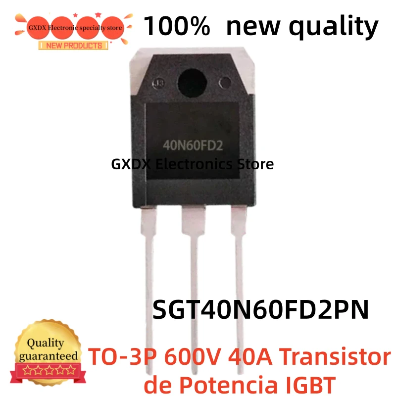 10-20-30-40-50units 100% new SGT40N60FD2PN SGT40N60FD2 TO3P 40N60FD2 40N60 TO-3P 600V 40A IGBT Power Transistor