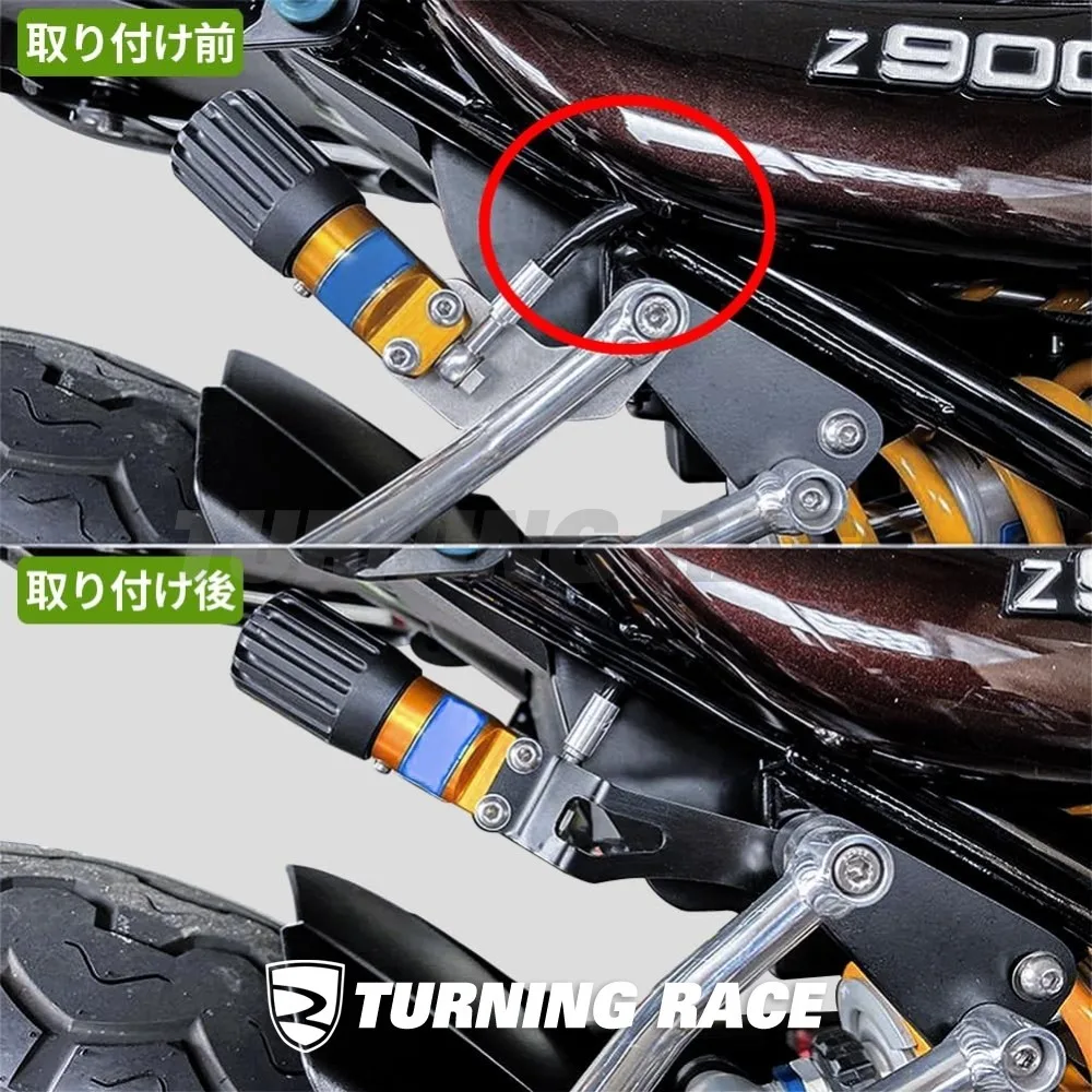 For Kawasaki Z900RS / CAFE / SE 2018–2026 Öhlins Preload Adjuster Bracket Rear Suspension Mount Stainless Steel Custom Parts