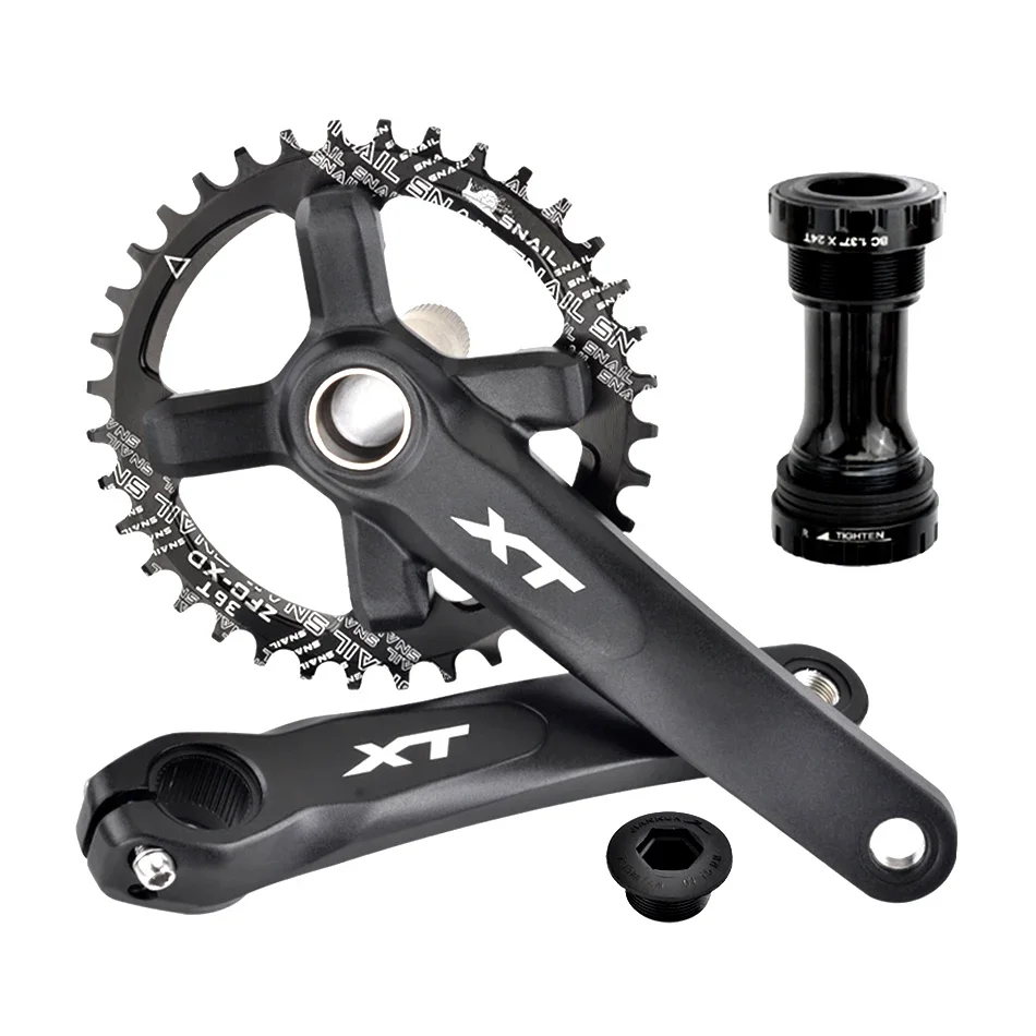 AliExpress GOLDIX XT Bicycle Crankset 104BCD Wide Narrow Chainring 170/175mm Length Forged Crank Compatible with SHIMANO/SRAM 11-12Speed