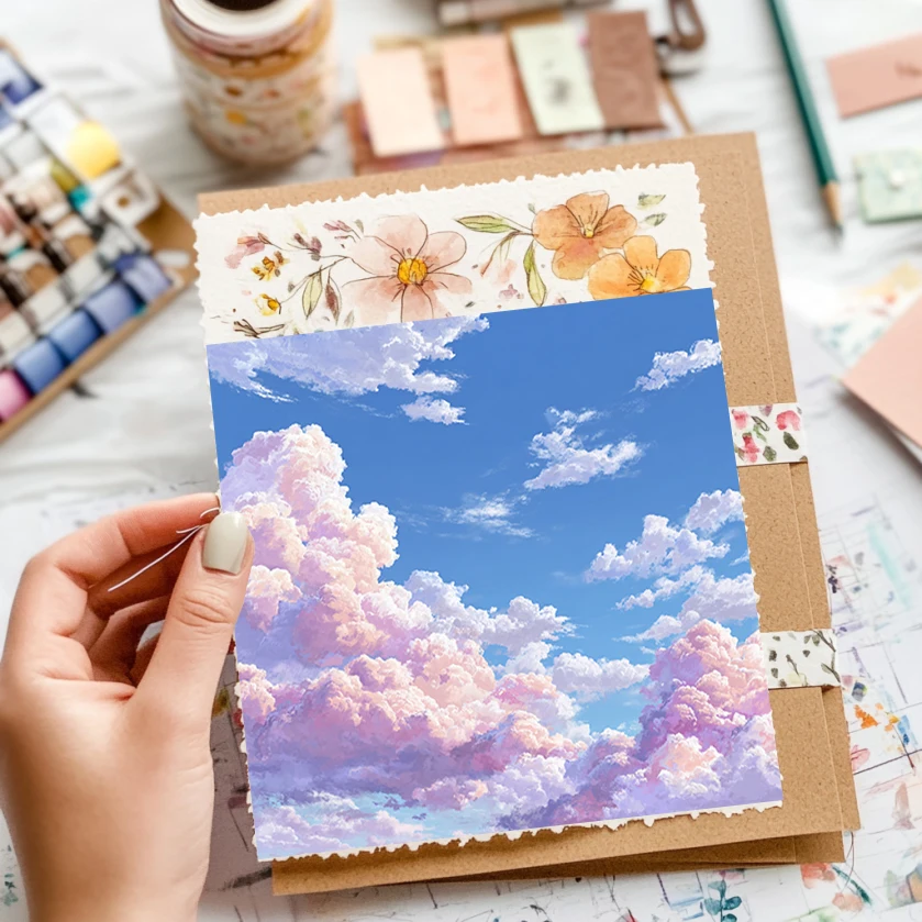 Zestaw papierów do scrapbookingu (36 arkuszy, 15x15 cm): Wzory liści w stylu bohemy do scrapbookingu, origami i dziennika w stylu boho.