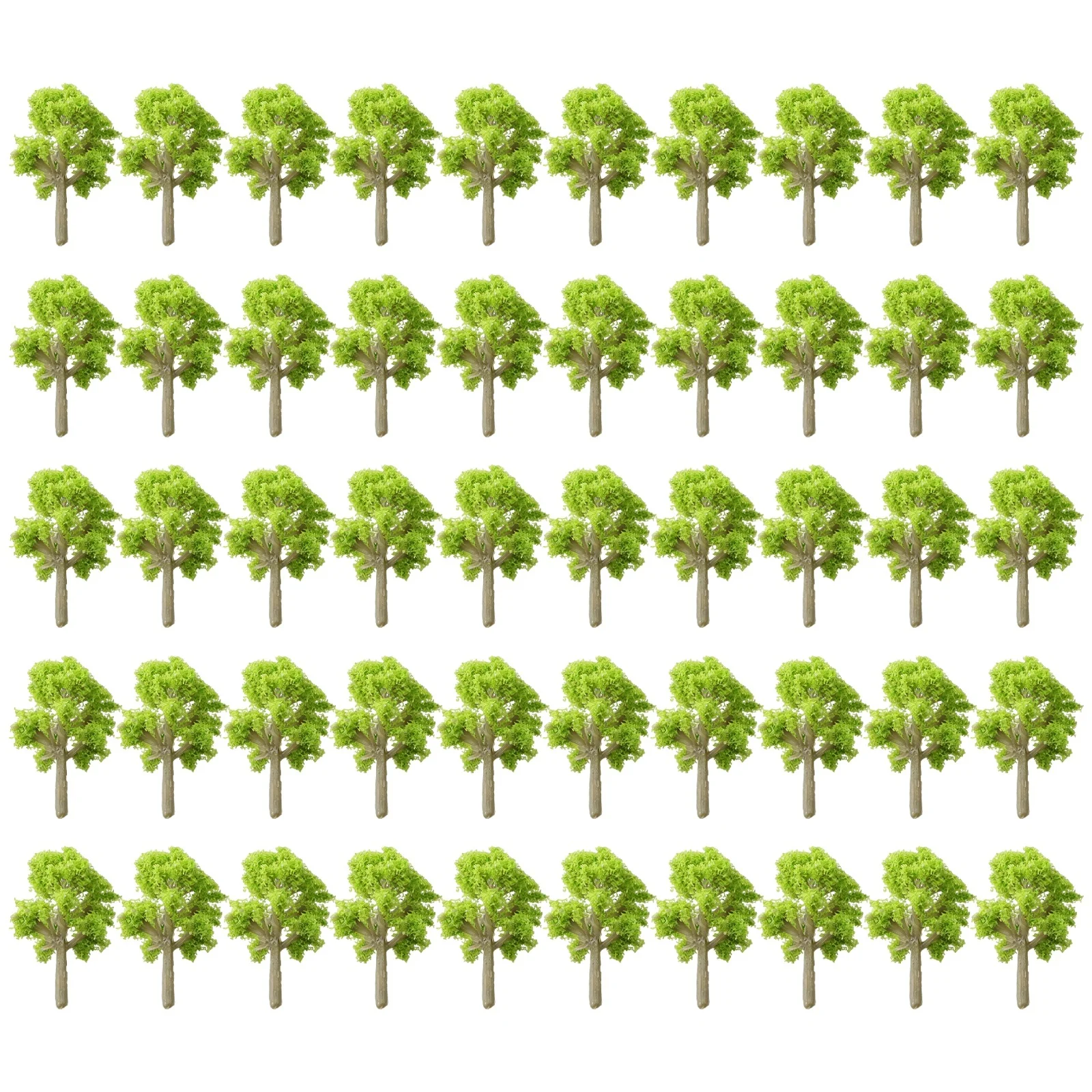 Accessories Model Trees Layout 50PCS Architectural Garden Green Height Model Replacement Scenery Train 4cm Trees Professional