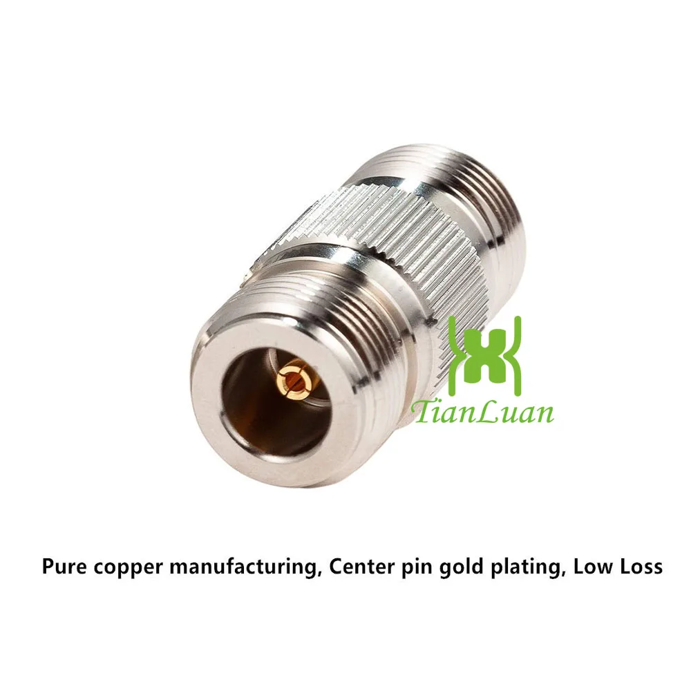 N Female to N Female Connector Barrel Coupler Adapter Double Female for Mobile Phone Signal Booster Extension RF Coax Cable