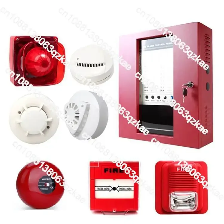 Smoke Detector Control Panel Fire Detector System Fire Alarm System  4 Zone 8 Zones or 16 Zones Optional