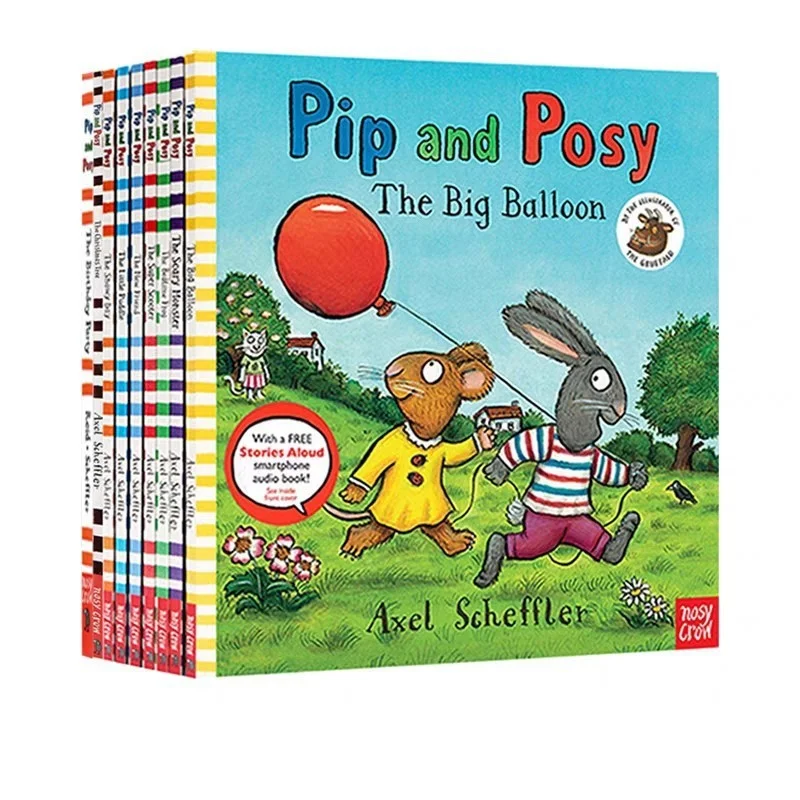 

10 Books Set Pip and Posy Interactive English Edition with Free Audio Support for "Little Da Ren Little Tadpole" Storybook