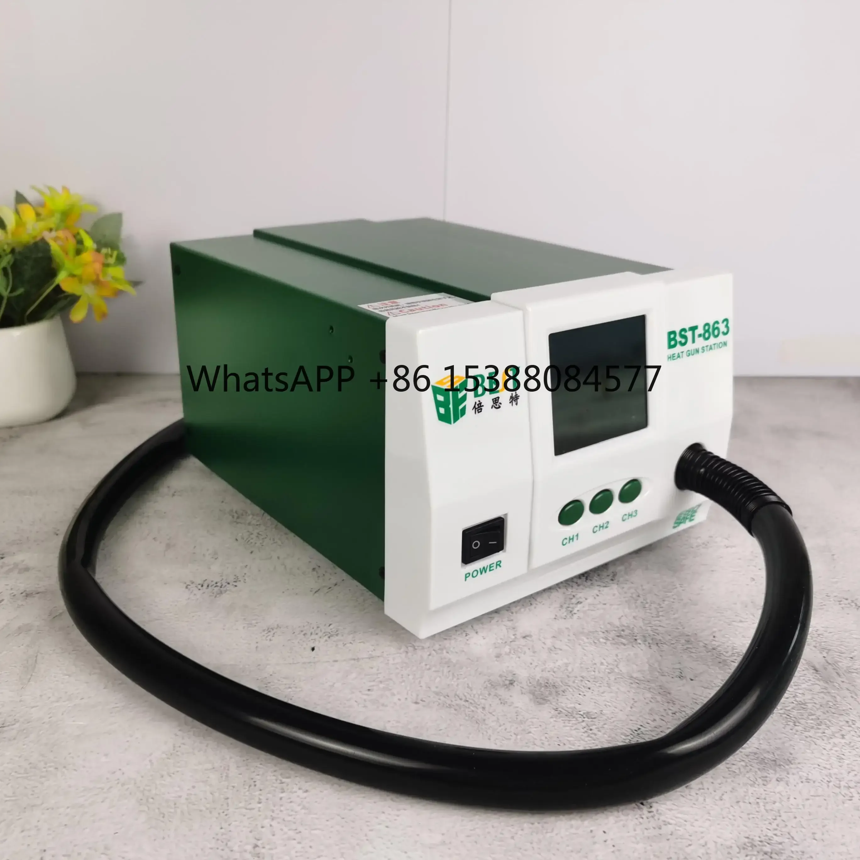 

BST-863 Hot Air Desoldering Station Digital Display LCD Touch Thermostat Constant Temperature Anti-static Welding Station