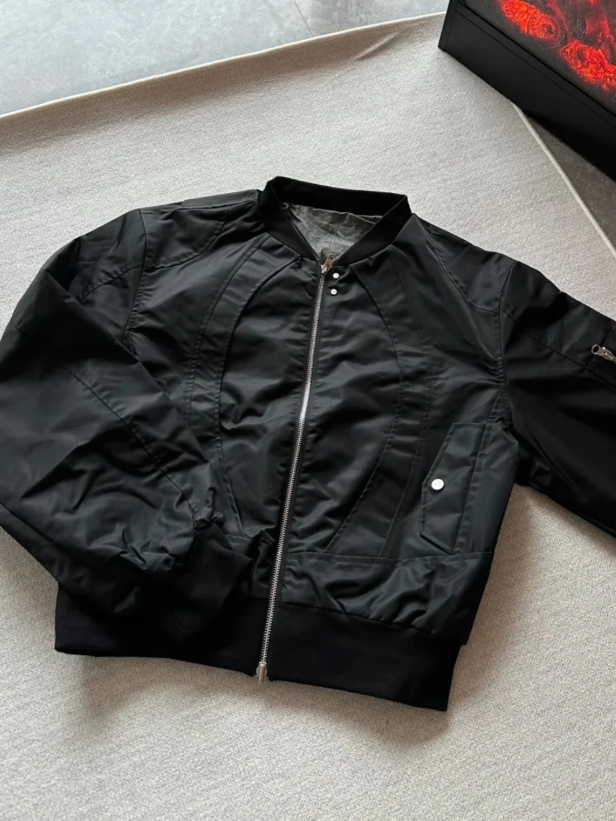 جاكيت بيسبول رجالي فضفاض وعصري متعدد الاستخدامات للشباب، مناسب للخريف والشتاء والربيع، بأكمام طويلة وياقة بيسبول