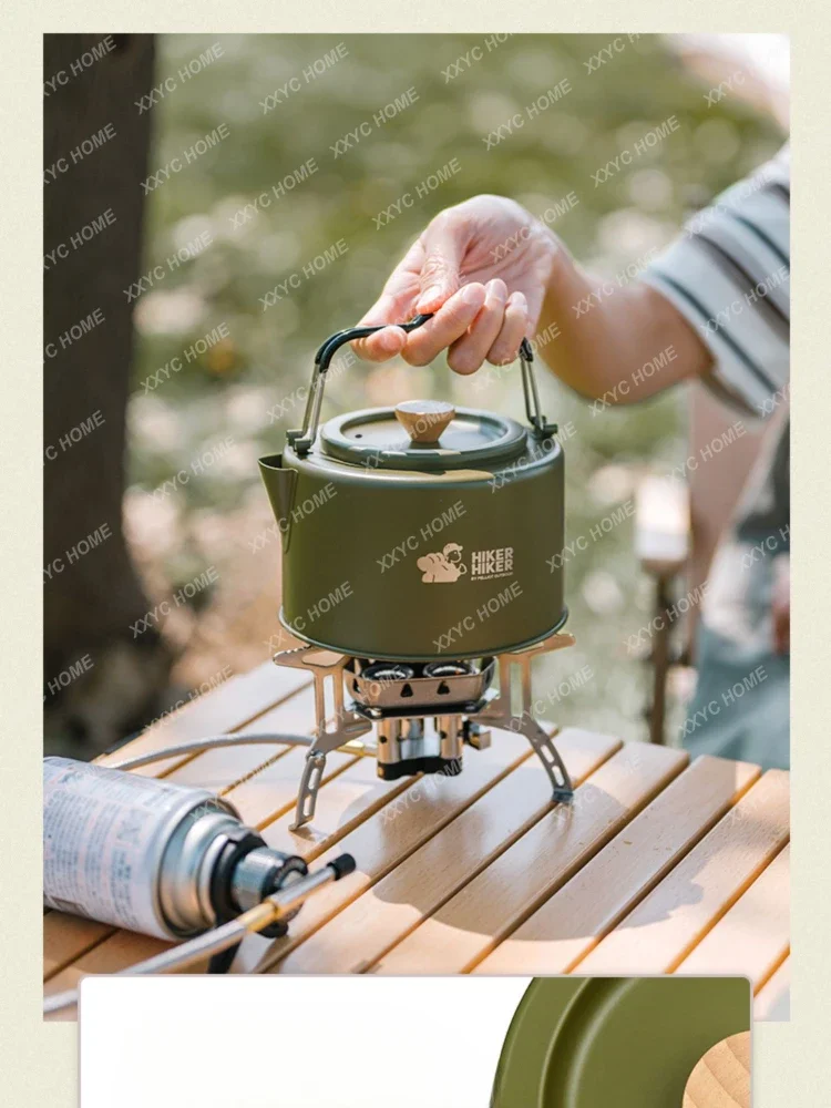 Kettle Outdoor Camping Portable Insulation Tea Making Picnic Tea Drinking Supplies Room Decoration