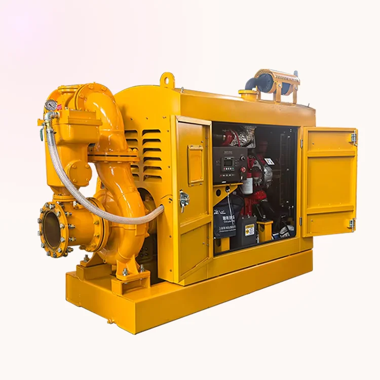 High-Temperature Resistant Cast Iron Self Suction Pump Engine Vacuum Flood Prevention