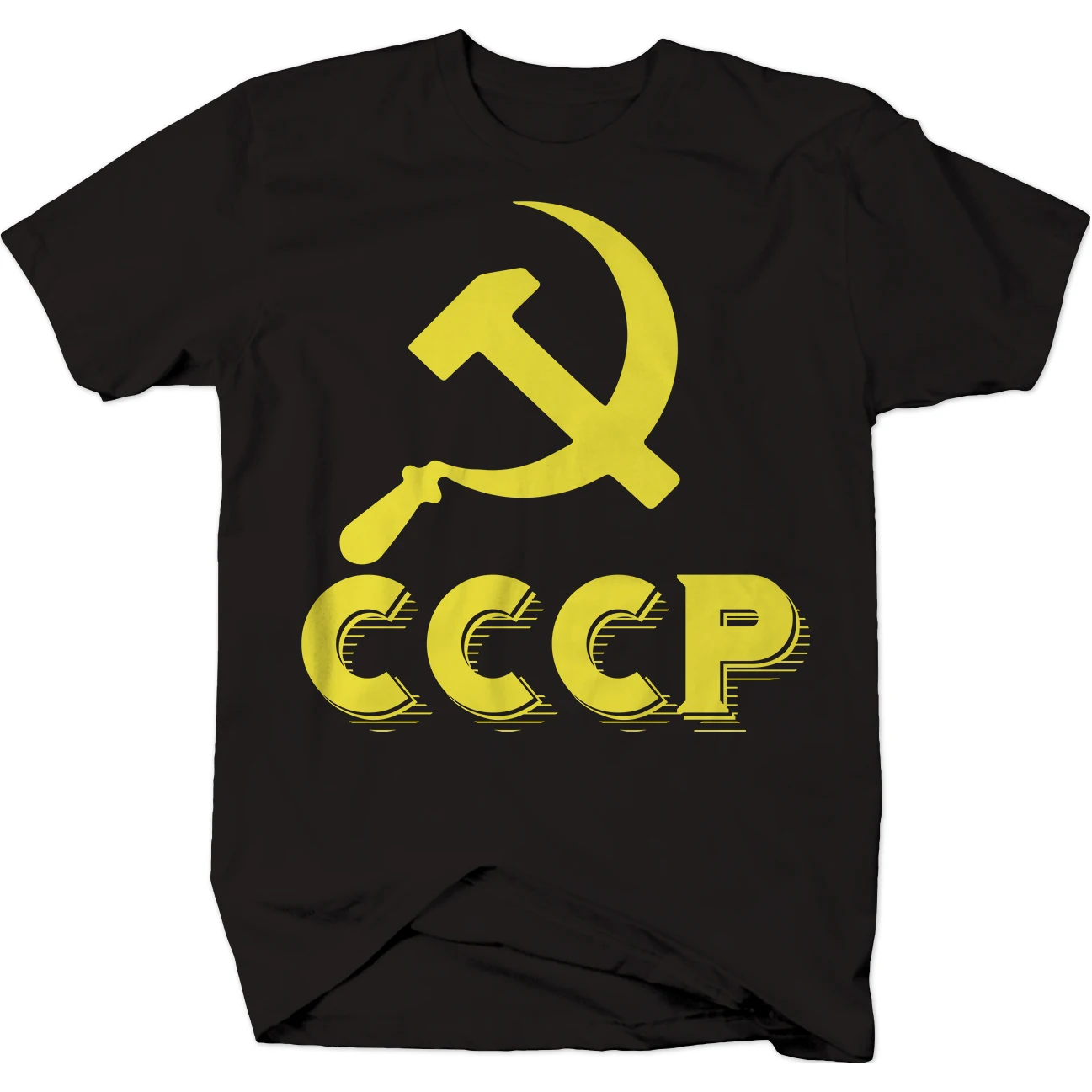 

Russia CCCP Socialist Soviet Union Hammer & Sickle Emblem T-Shirt. Summer Cotton Short Sleeve O-Neck Mens T Shirt New S-3XL