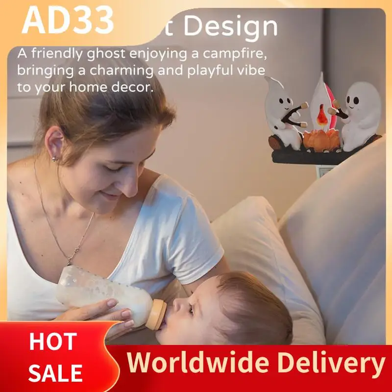 

Лучшие предложения Призрачный костер Мерцающий ночник Пламя Хэллоуин Ночник 3D светодиодный маленький искусственный костра Ночник Декор