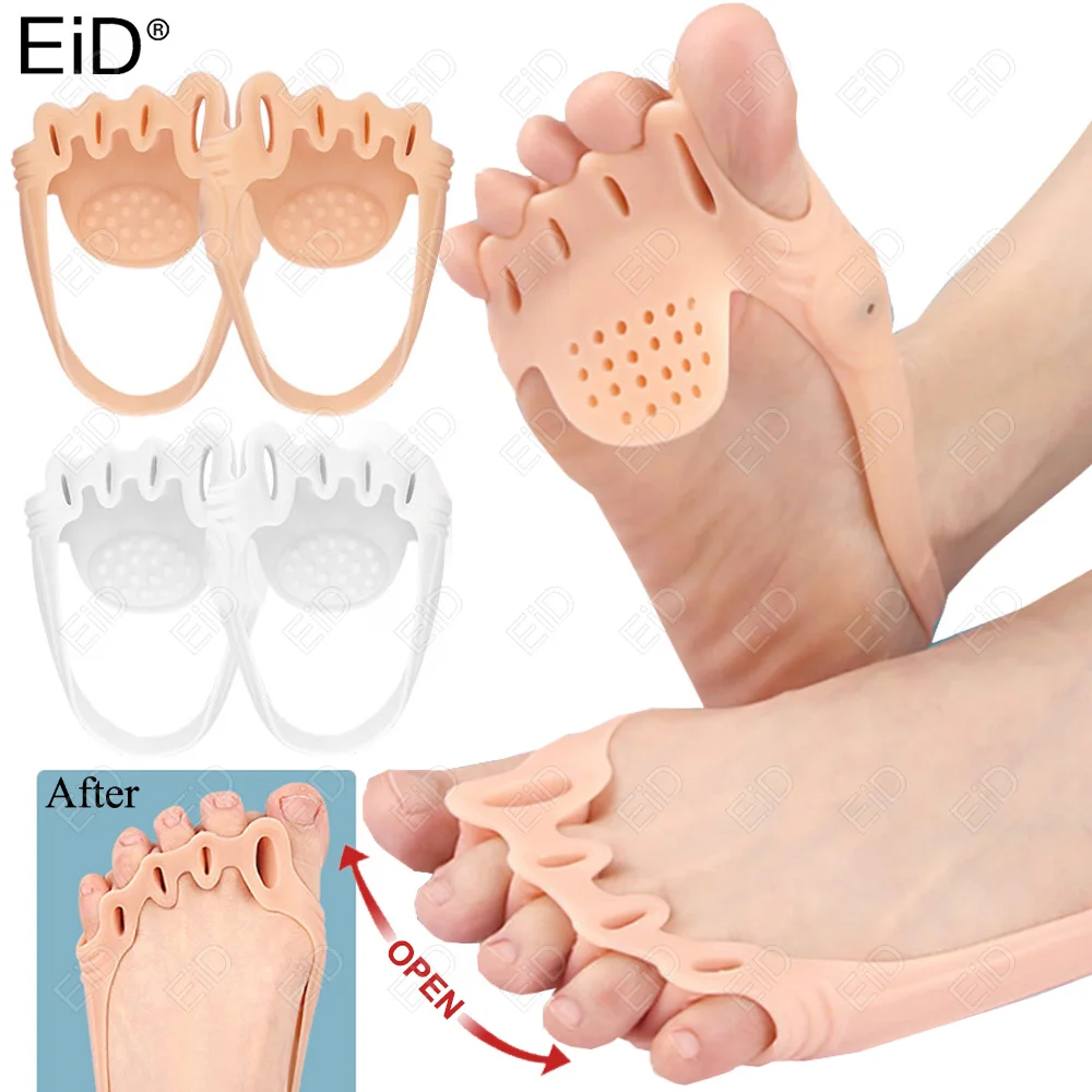 5 ثقوب تو الفاصل منصات القدم الأمامية لتخفيف الآلام تداخل فاصل أصابع القدم تنفس تو فواصل مستقيم أدوات العناية بالقدم