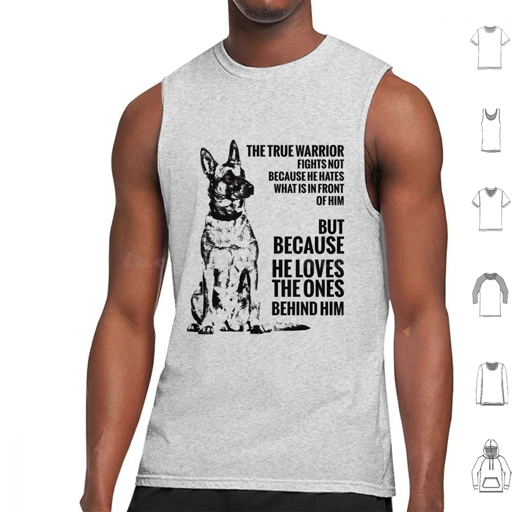 Malinois-Belgian Shepherd-Mechelaar Tank Tops Vest Sleeveless Malinois Belgian Malinois Mali Malinois Dog Belgian Shepherd