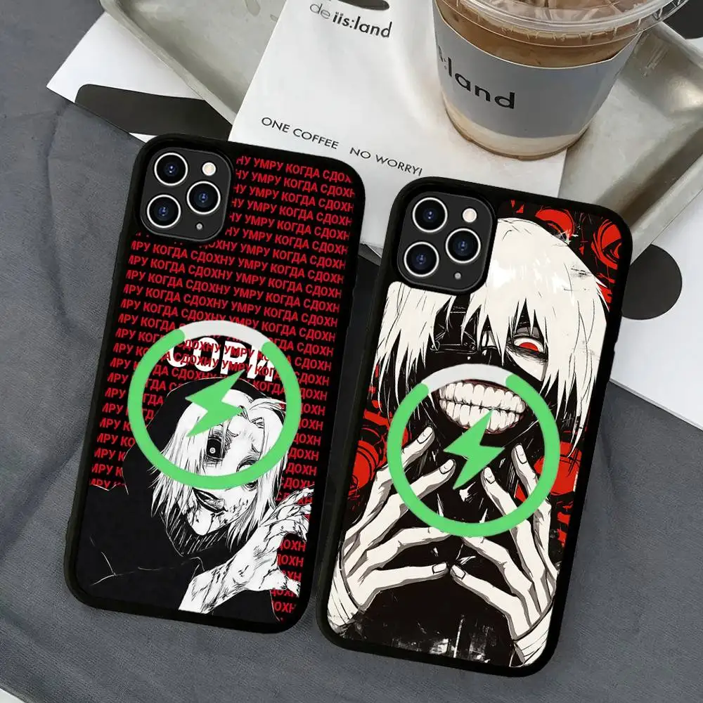 Anime Tokyo Ghoul Phone Case For IPhone 17 16 Pro Max 15 14 Plus 11 13 12 Shockproof Magnetic Magsafe Cover