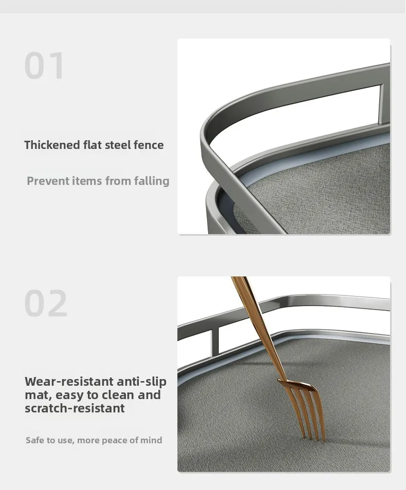 Cabinet Accessories Drawer Shelf Revolving Saucer S Corner Kitchen Storage Cabinet Revolving Basket for Kitchen