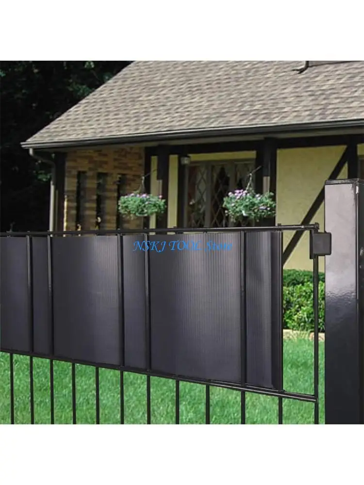L8RC 30pcs Anti Corrosion Fence Clip Secure Privacy Screens Brackets Quick Assembly