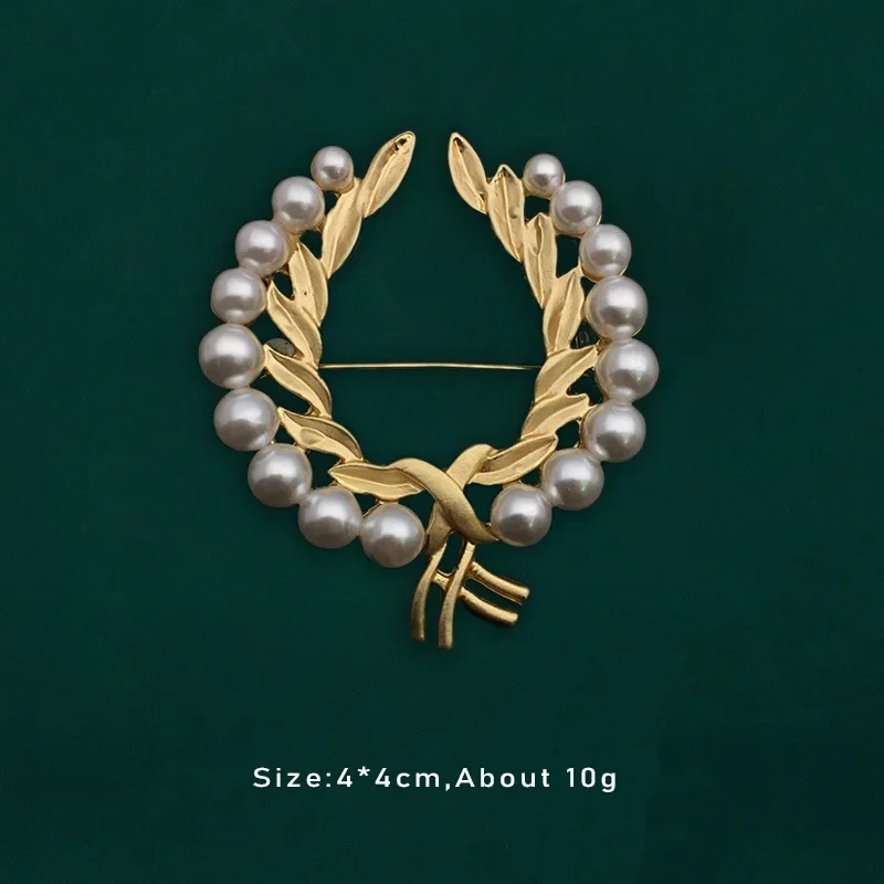 Szpilki w stylu barokowym Vintage Geometry Flower Odznaki Elegancka broszka Sweet Moon Biżuteria dla kobiet Panie