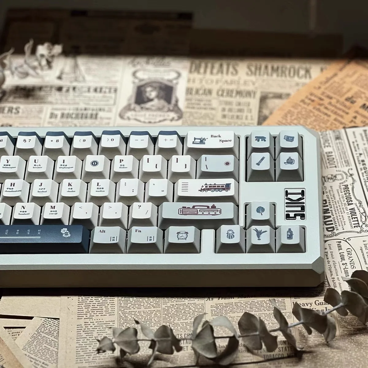 Anos retro Keycaps Teclado, Perfil Cereja, PBT, Sublimação Dye, MX Jogos Mecânicos, Q2, K2, 65, 980, 142 Chaves