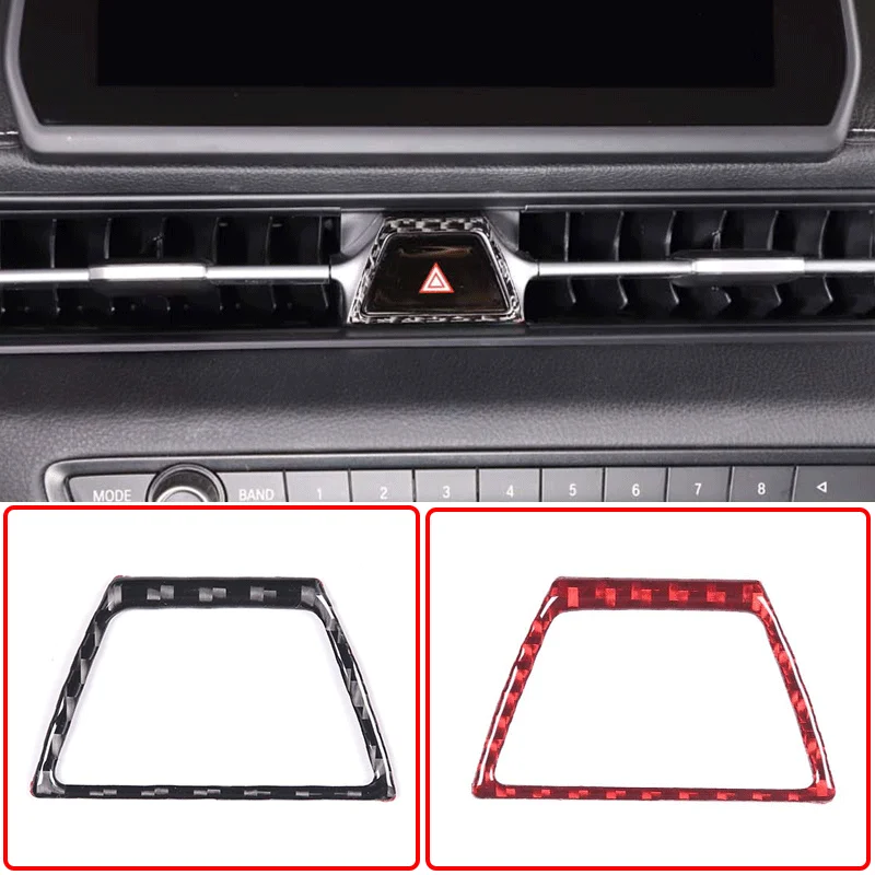 

For 2019-2022 Toyota GR Supra A90 Soft Carbon Fiber Car Styling Warning Light Switch Sticker Car Interior Protection Accessories
