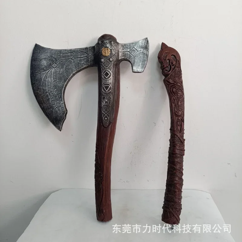 Leviathan Axe Kratos Arma Modelo Pu Game God of War, Ragnarok Axe Cosplay Faca, Katana Espadas, Brinquedos para Meninos, 93cm