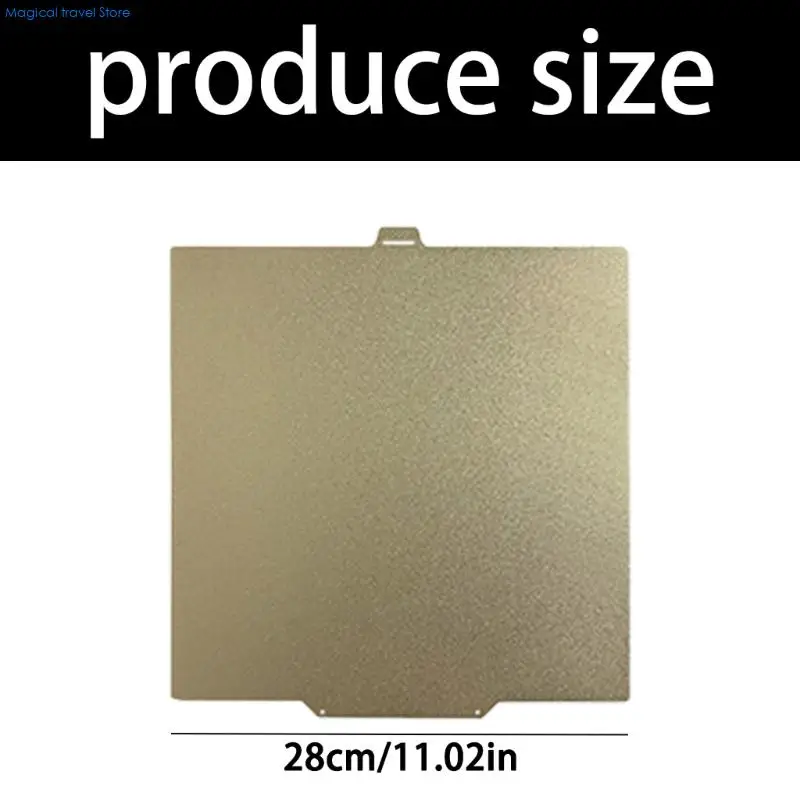

N2UB Double Sided PEI Powder Coated 3D Printer Build Plate With Spring Steel Sheet Enhances Adhesion And Easy Model Removal