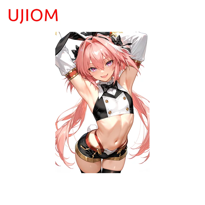 UJIOM Astolfo Bunny Girl Wall Sticker Funny Enchanting Scratch Proof Adhesive Decal Adorable Delicate Wallpapers For Kids