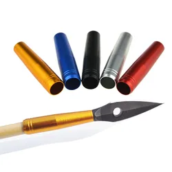 6/12pcs Archery Connect Arrowhead Aluminium Arrow Insert OD 8mm Wooden Bamboo Arrow Shaft Hunting Arrow Accessories