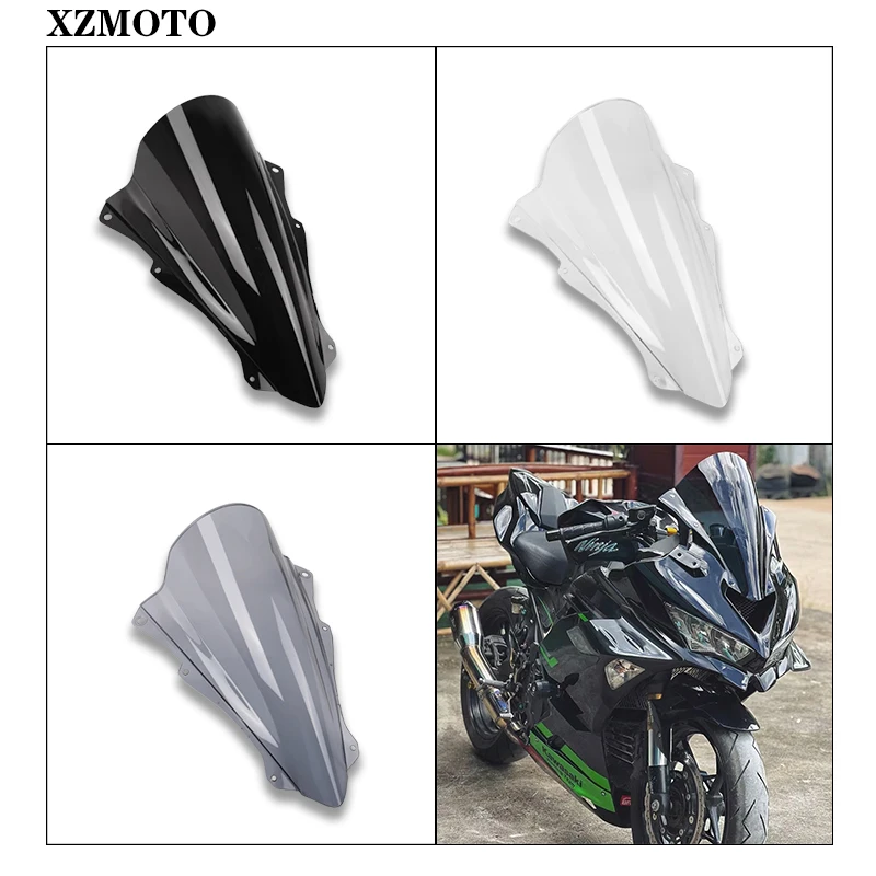 

Motorcycle For Kawasaki Ninja ZX-4R/SE ZX-4RR ZX4R Elevated version Screen Windshield Fairing Windscreen Baffle Wind Deflectors