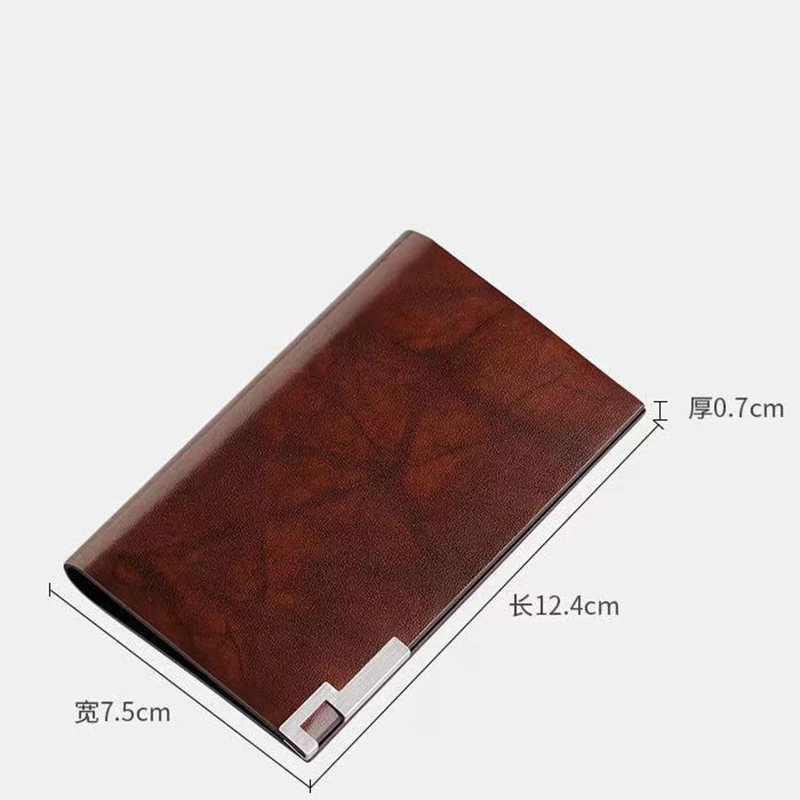 Card bag men's ultra-thin leather multi-card wallet men's short zipper card bag bank card holder