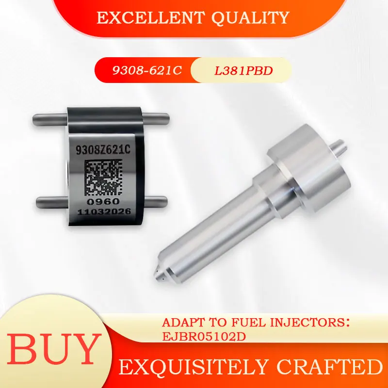 L381PBD+9308-621C COMMON RAIL LNJECTOR AND CONTROL VALVE COMBINATION (INJECTOR:EJBR05102D) IS SUITABLE FOR DELPHI LF3042