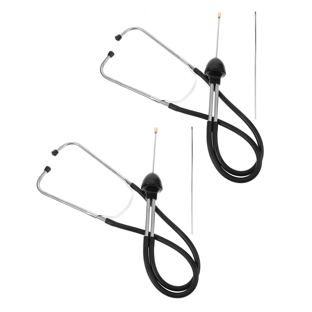 

2Pcs Stainless Steel Underground Leak Detection Stick Portable Water Pipe Testing Tool Leak Locator Device Portable Tester for