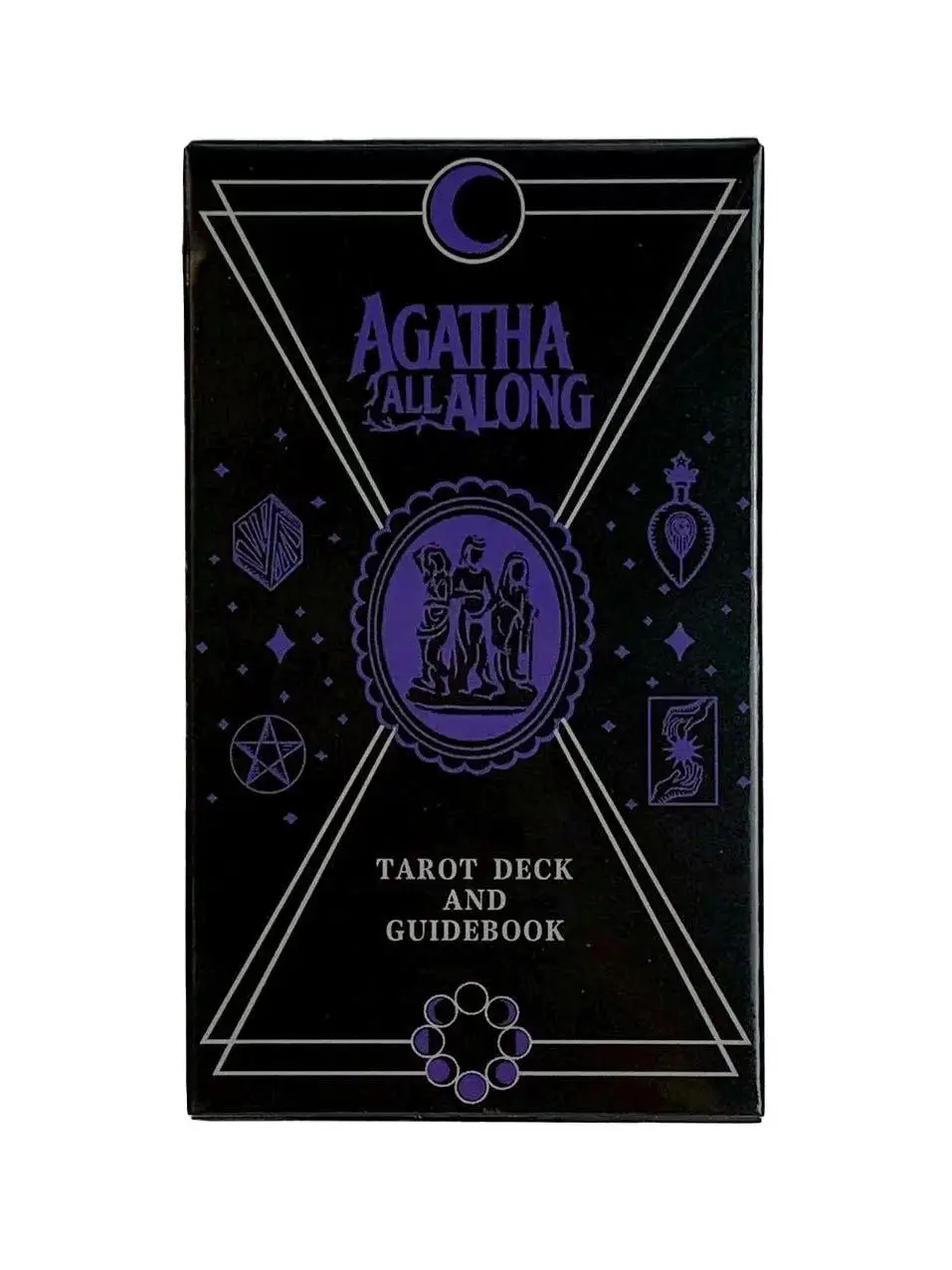 Agatha All Along Tarot Deck A 78 cartes Deck Version anglaise Fate Cartes de fête de divination prédictive, cadeau d'Halloween et de Noël