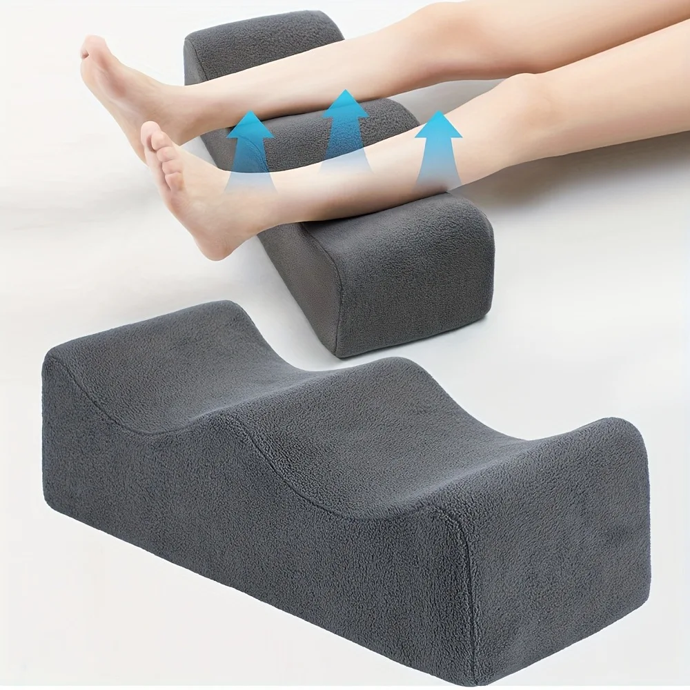 Cuscino per seduta e poggiapiedi multifunzionale, in memory foam, che allevia la pressione sulla coda, protegge la zona lombare e offre un supporto pe