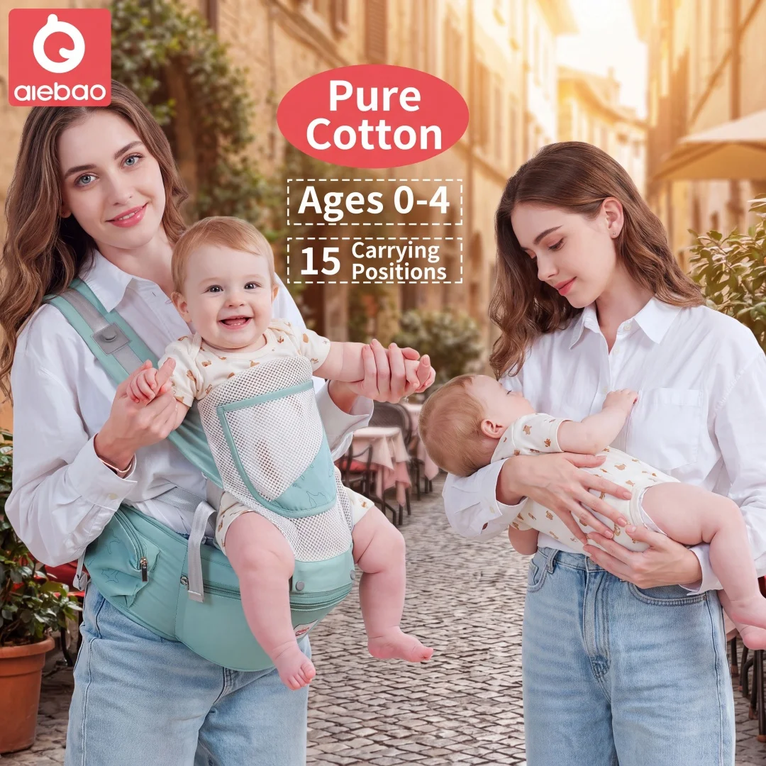 The baby carrier waist stool is portable and hands-free and can be used front and back. It can be used in all seasons. It is sim