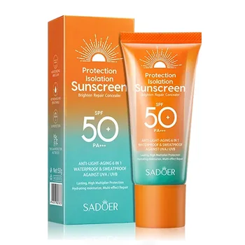 SADOER Spf 50+ Sunscreen for Face Protector Solar skincare Dual Tube Multi Effect PA+++…