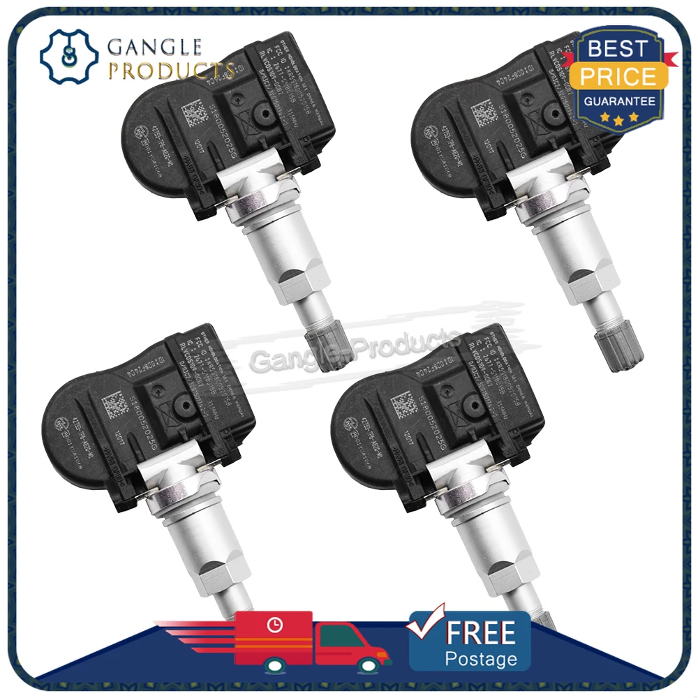 

4pcs 42753-TP6-A820 42753-TP6-A82 42753-TP6-A820-M1 TIRE PRESSURE SENSOR TPMS SENSOR TYRE SYSTEM FOR 2011 2012 2013 HONDA CR-V