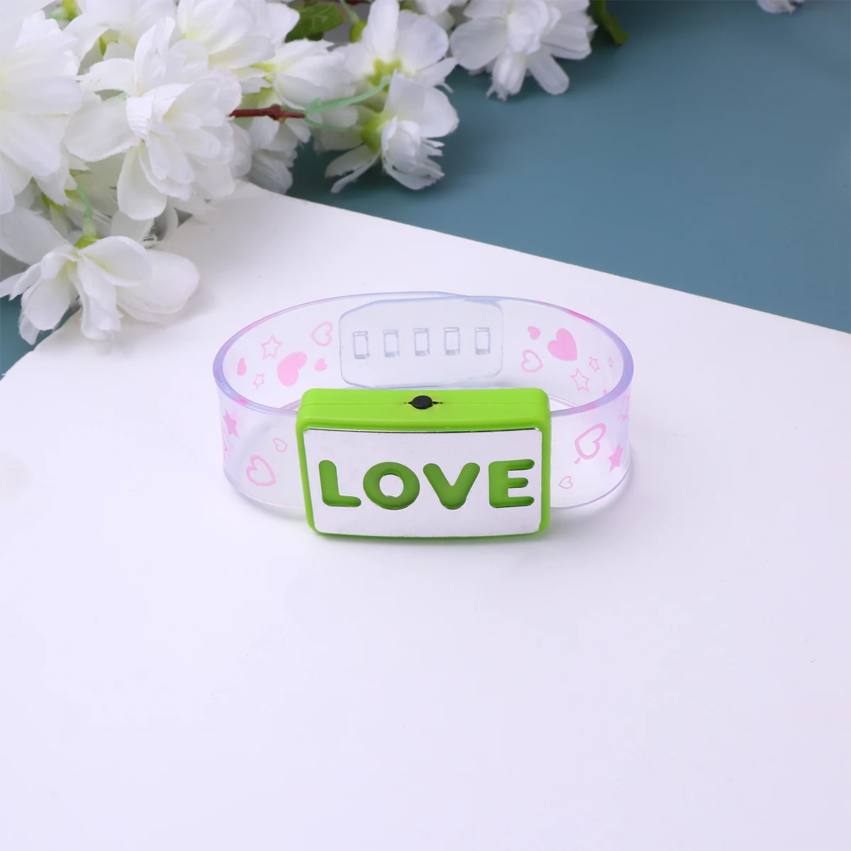 3 pulseras luminosas, regalo de San Valentín, brazalete de silicona LED, pulsera ligera