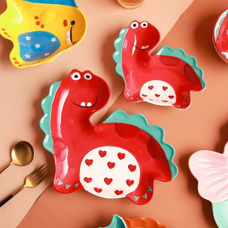 cute-children's-dining-set-creative-dinosaur-cerc-bowl-salad-bowl-home-use-cerc-plate-japanese-sle-ins-inspired