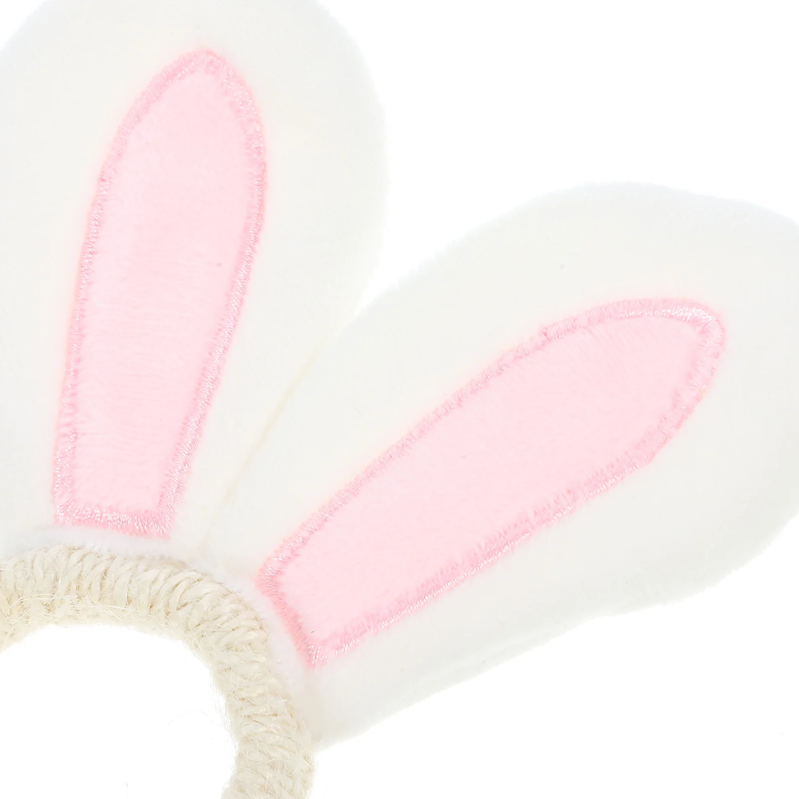 

4pcs Napkin Rings Bunny Ear Shaped Elegant Decorative Accessories for Easter Party Home Restaurant Table Decoration