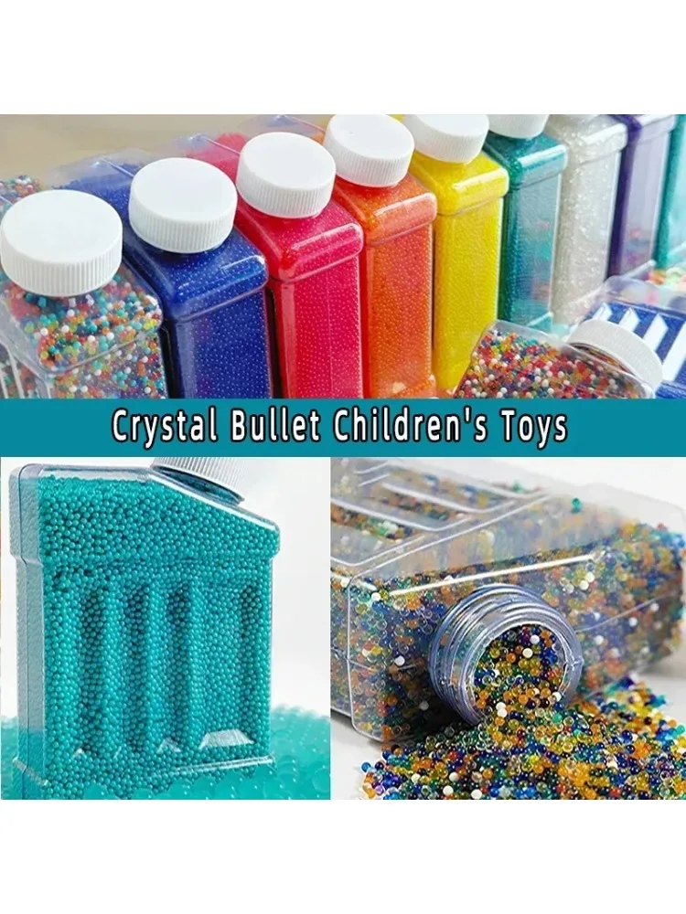 HOTDIY pistolet jouet avec balles d'eau cristal sol perles d'eau boue décor de mariage boules d'eau en croissance recharge Blaster balle bricolage