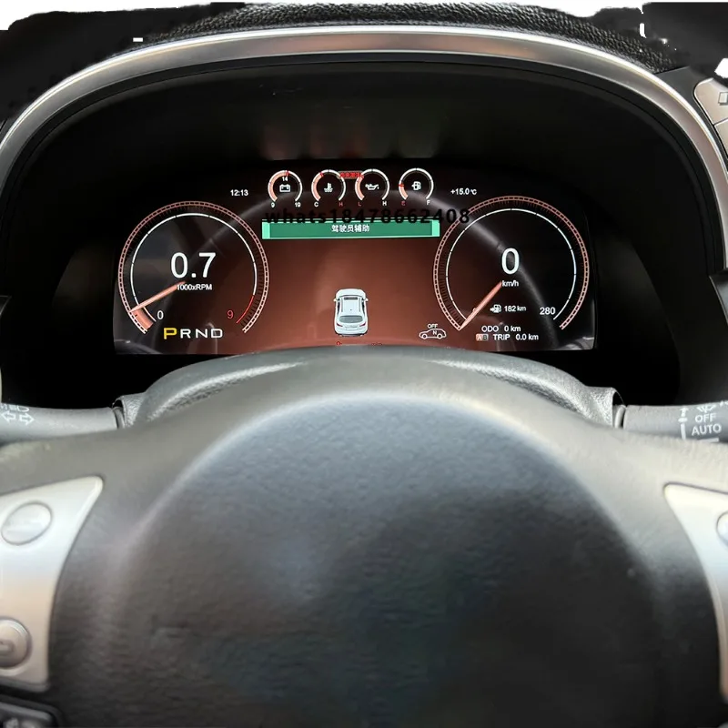 

12.3'' LCD Plastic Luxury Dashboard Panel Infiniti FX35 FX37 FX45 FX50 QX70 2009-2016 Instrument Cluster Odometer Digital