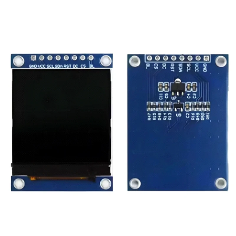 

1,54-дюймовый TFT ЖК-дисплей, модуль экрана 240*240 ST7789, 8-контактный без припоя, полный угол обзора, цветной экран SPI