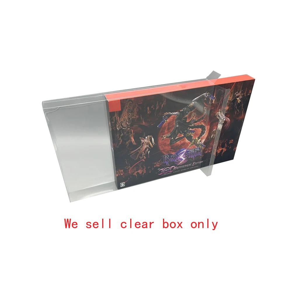 Transparent PET cover  protective box for SWITCH NS Bayonetta 3 Japan  version  game  colorful  box  storage display  box