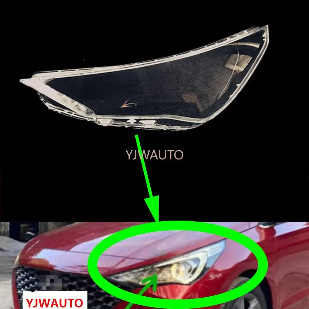 

For Hyundai Accent 2020 2021 2022 Headlamp Lens Car Headlight Cover Glass Replacement Front Headlights Auto Shell