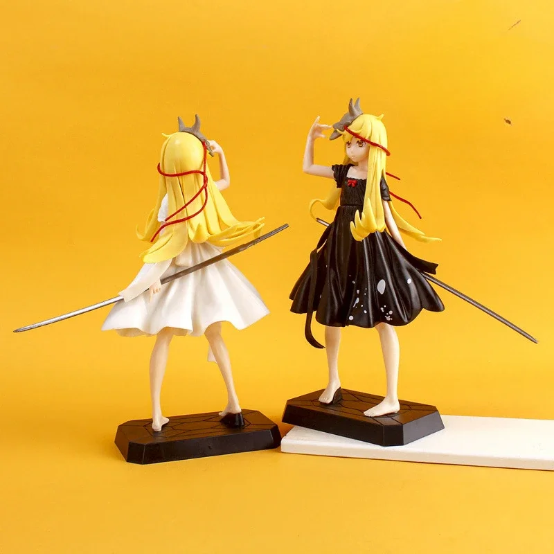 Anime Oshino Shinobu figurki produkty peryferyjne Hobby kolekcje Kawaii model kosmetyczny obudowa komputera dekoracja stołu