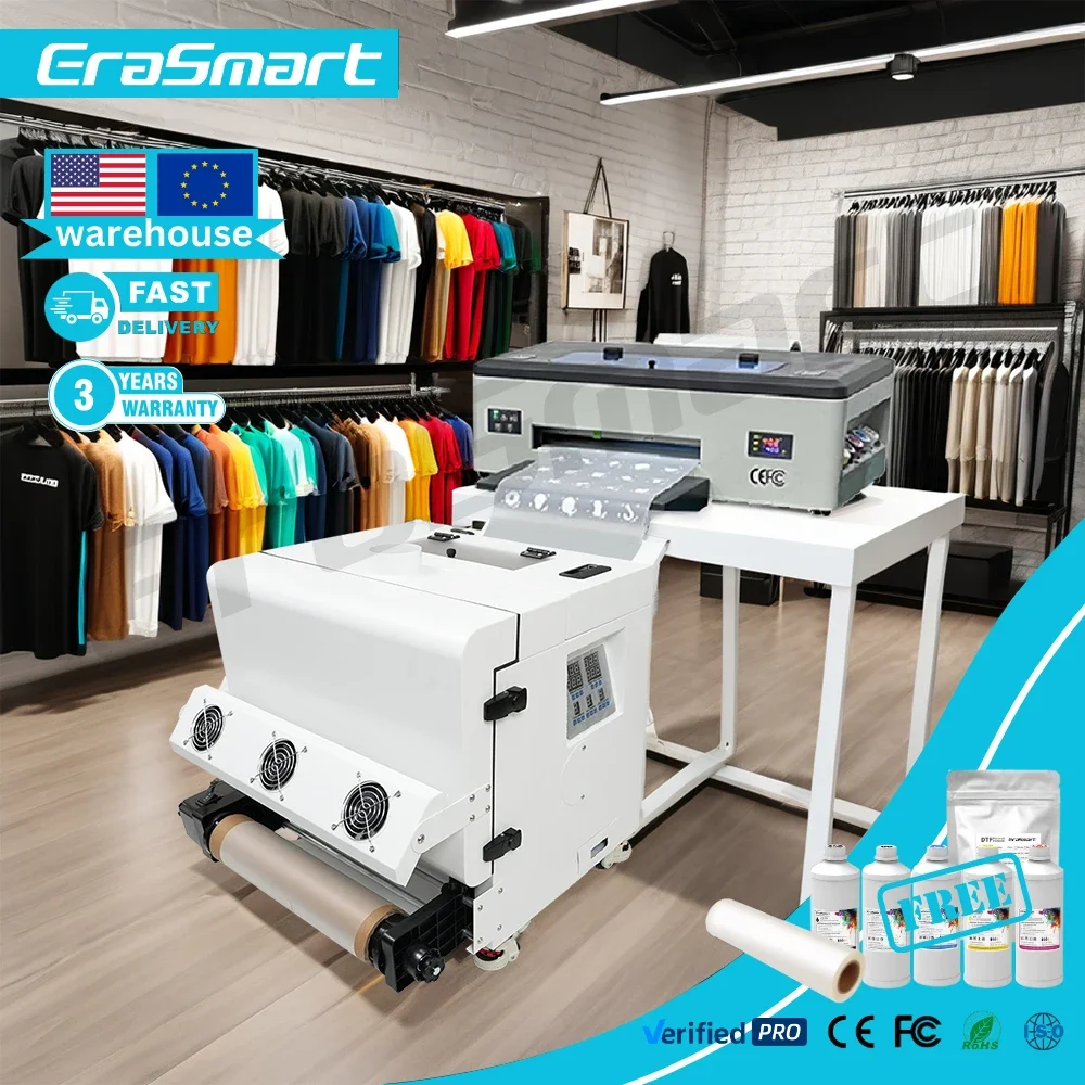 Erasmart Factory Price A3 A1 30cm 60cm Dryer DTF Powder Shaker for DTF Printer