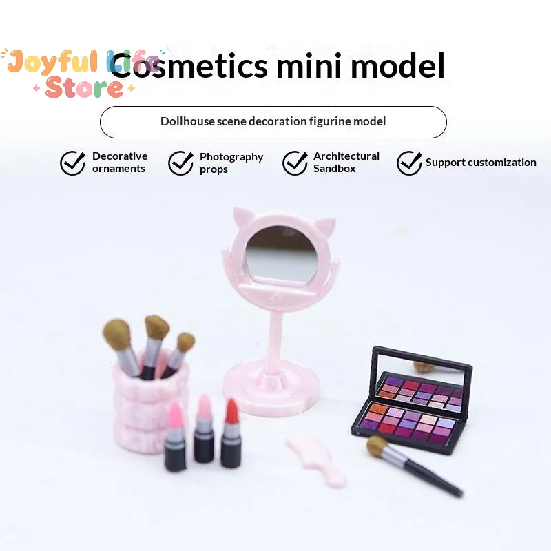 1Pcs Simulated Miniature Dollhouse Makeup Brush Cosmetic For Doll Accessory Toys