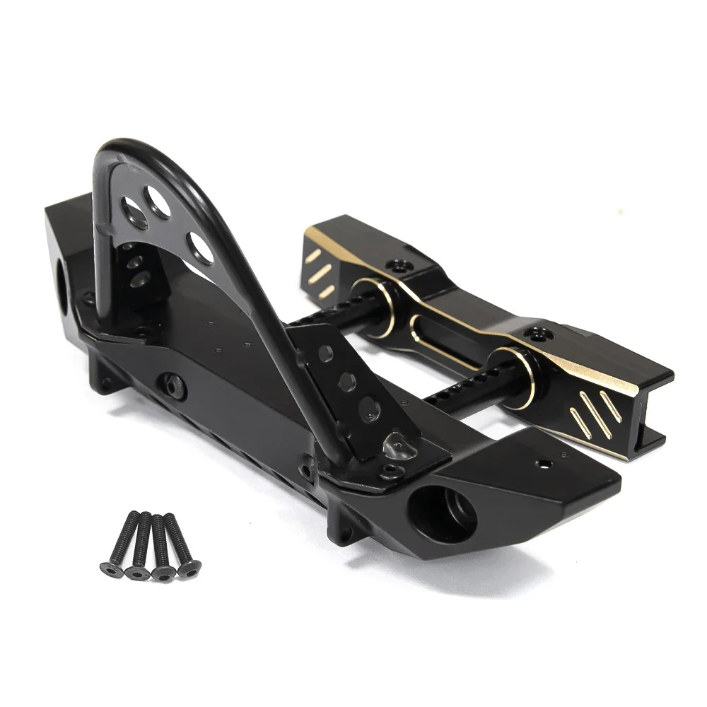 

FOR 1/7 RC CAR climbing car upgrade part MK07 JK07 TK07 modification upgrade part brass Front crossbeam and metal bumper