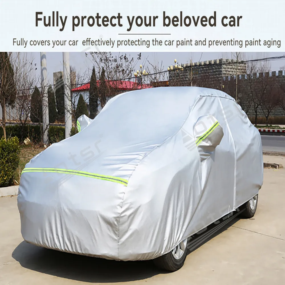 

Полный автомобильный чехол от дождя, водонепроницаемая защита для Komic GT, внешние защитные чехлы для автомобиля, анти-УФ-защита от солнца на открытом воздухе